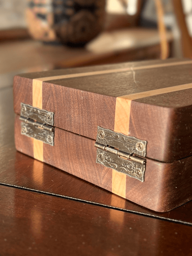 Mancala Board (Walnut & Maple)